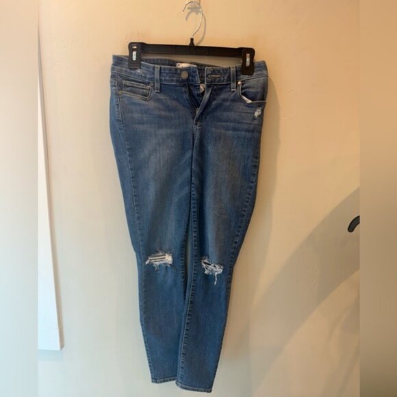 PAIGE Verdugo Ankle Jeans in Orleans Destructed 27 Used - Picture 6 of 6